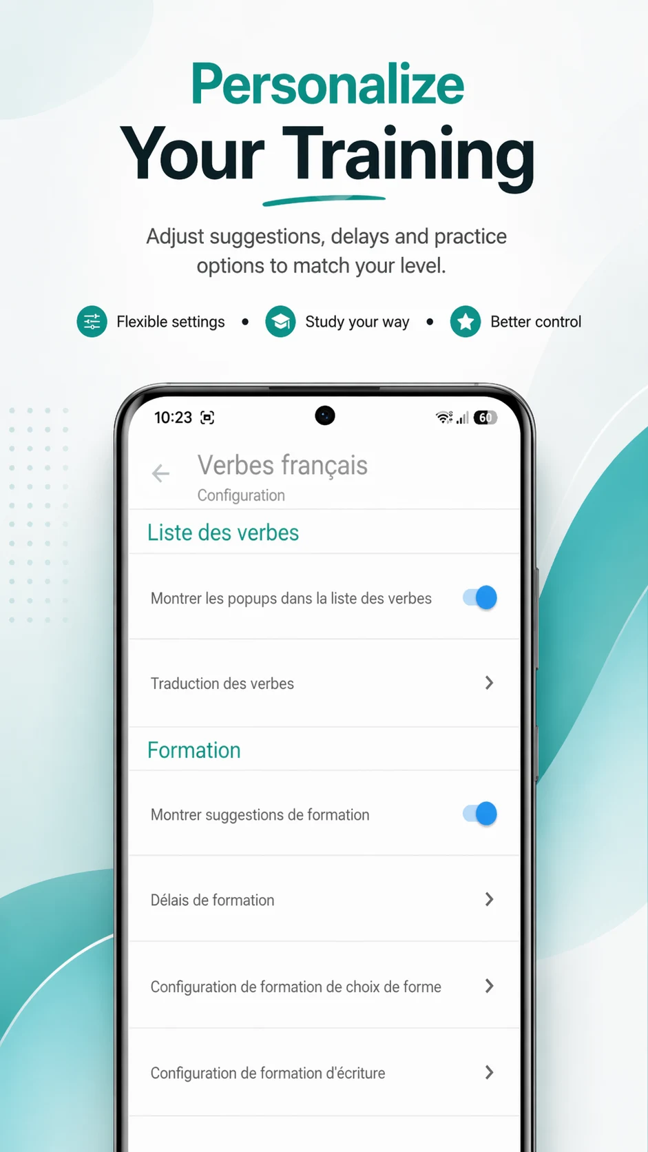 French Verbs - Conjugation screenshot