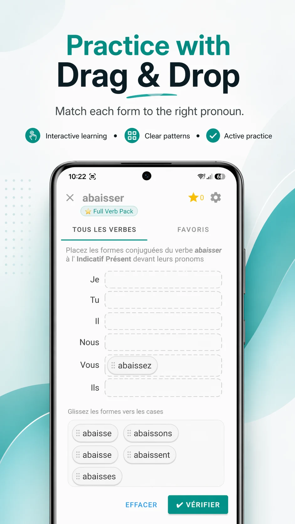 French Verbs - Conjugation screenshot